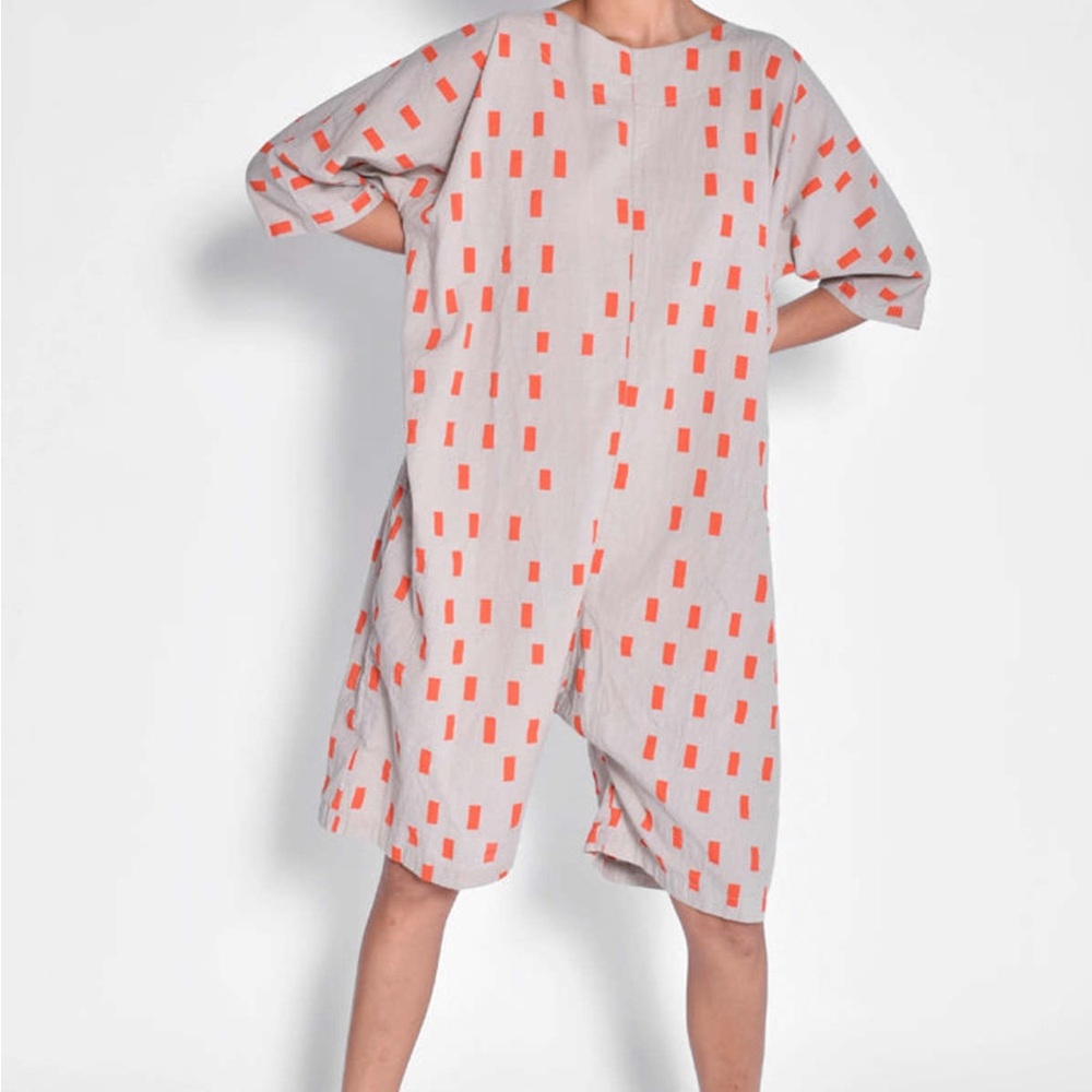 Uzi NYC Disko Playsuit Small Orange - SOLD OUT